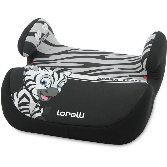 Scaun scaun auto copil lorelli inaltator auto topo comfort zebra grey white 829954