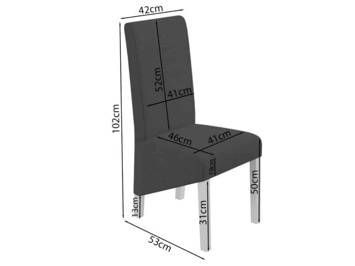 Scaun scaun venetia dimensiuni 3